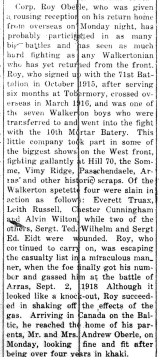 Canadian Echo Wiarton, February 19, 1919